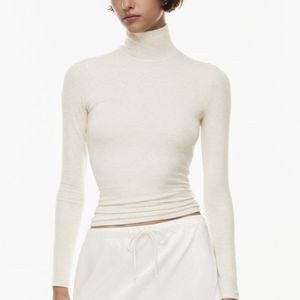 Wilfred Only turtleneck, black/off-white, sz M